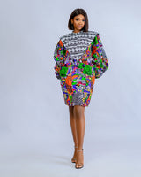 Sankofa Kente Midi Dress