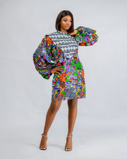 Sankofa Kente Midi Dress